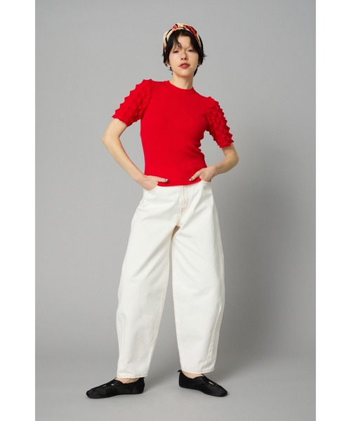 HeRIN.CYE ソーンスリーブニット　ブラック　完売カラー HeRIN.CYE ニット セーター Thorn sleeve knit tops ソーン