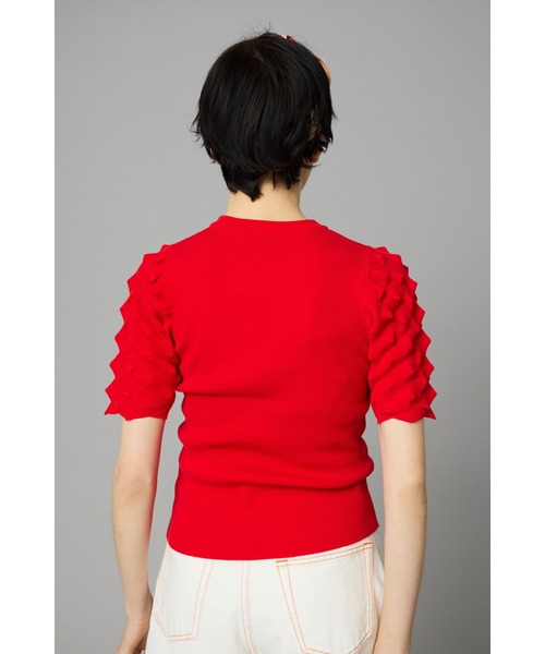 HeRIN.CYE ソーンスリーブニット　ブラック　完売カラー HeRIN.CYE ニット セーター Thorn sleeve knit tops ソーン