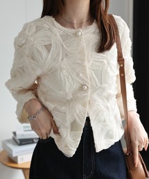 【美品❤︎】BATSHEVA ブラック 半袖ノーカラージャケット パールボタン sakishimatokyo ジャケット ノーカラージャケット パールボタン