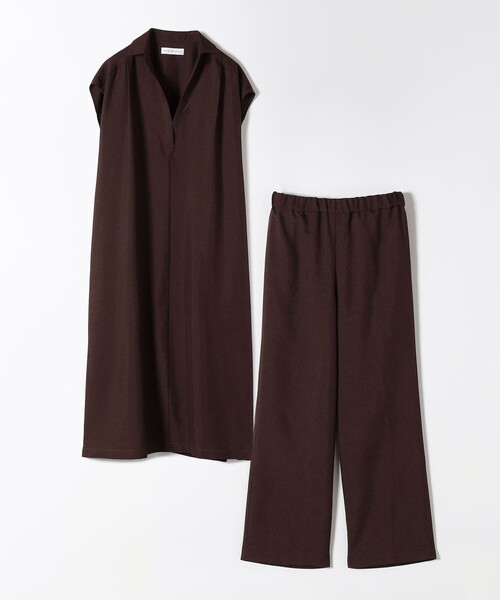 quaranciel ワンピース quaranciel:「洗濯機可能」リネン ライク