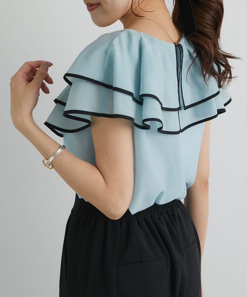 LAULA ブラウス La boutique Bonbon ブラウス シャツ 「最強愛されブラウス