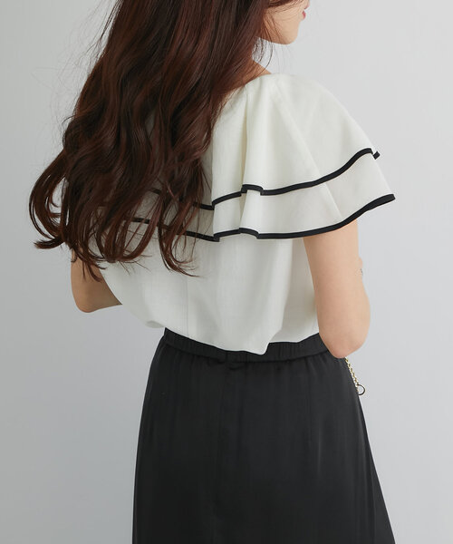 LAULA ブラウス La boutique Bonbon ブラウス シャツ 「最強愛されブラウス