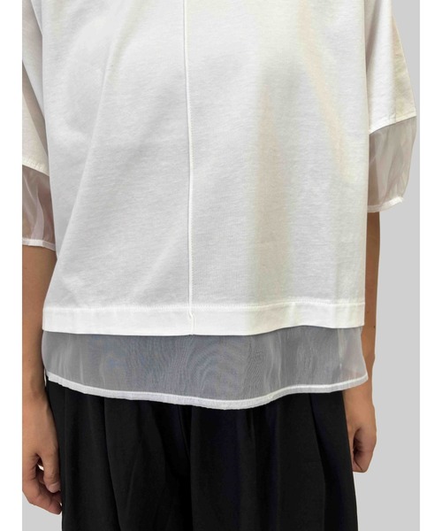 tシャツ ドライタッチコットン シアーランタンスリーブT レディース Day and Grade tシャツ ドライタッチコットン シアーランタン