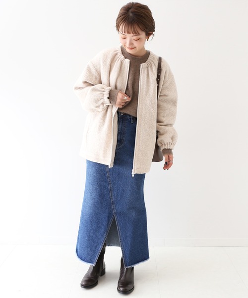 SLOBE IENA（スローブイエナ） ブルゾン FREE ベージュ レディース