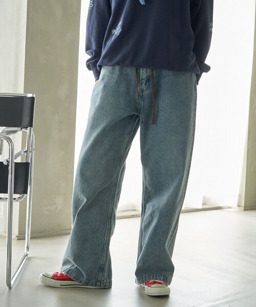 [FREAK'S STORE] Denim брюки MEDIUM голубой женский 
