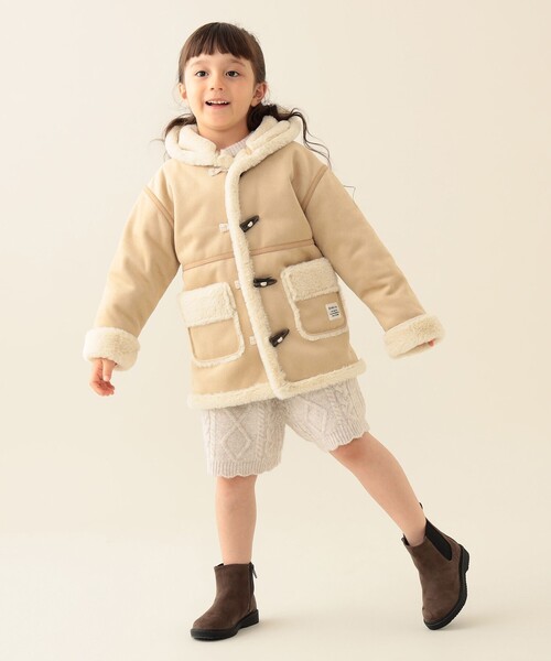 BEAMS mini（ビームス ミニ） ムートンコート ボアコート フェイク