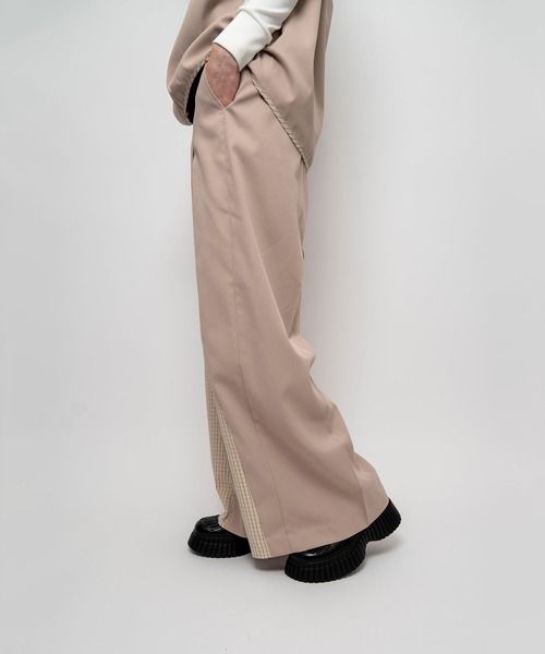 Nora Lily（ノラリリー） パンツ 「Nora Lily」2 material Tuck Drape