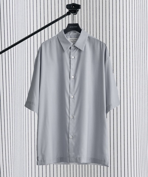 UNITED TOKYO シャツ DRY RAYON ストライプショートスリーブ