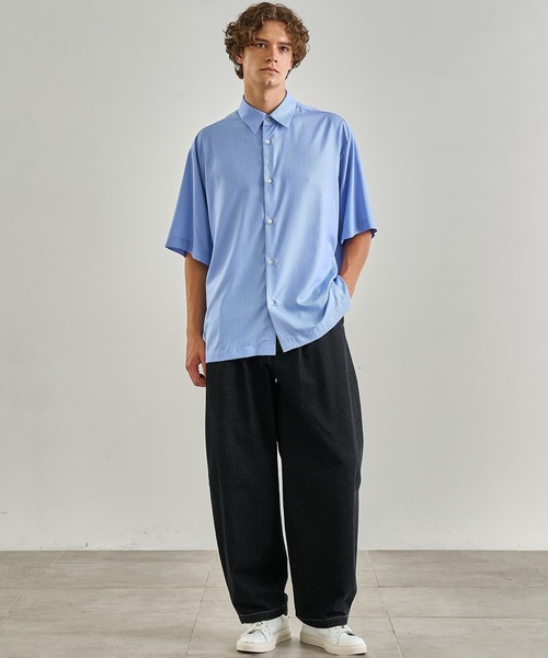 UNITED TOKYO（ユナイテッドトウキョウ） シャツ DRY RAYON ストライプ
