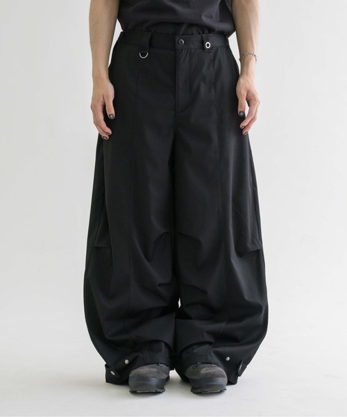 EPNK バギーパンツ epnok スラックス 「EPNK」Eyelet easy baggy slacks