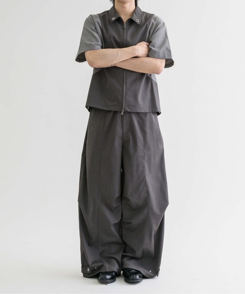 EPNK バギーパンツ epnok スラックス 「EPNK」Eyelet easy baggy slacks