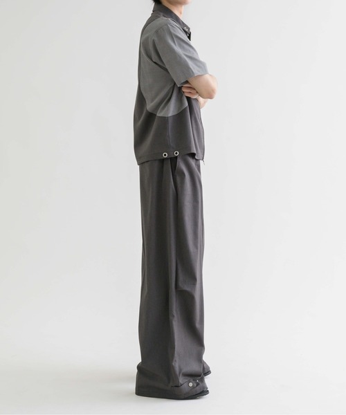 EPNK バギーパンツ epnok スラックス 「EPNK」Eyelet easy baggy slacks