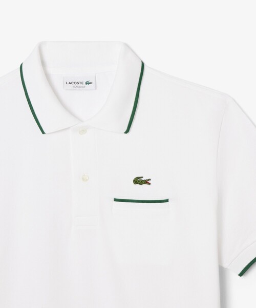 LACOSTE（ラコステ） ポロシャツ 半袖 L.12.12配色トリムライン 半袖