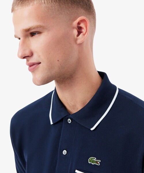LACOSTE（ラコステ） ポロシャツ L.12.12配色トリムライン 半袖