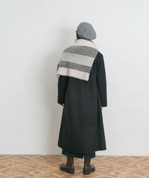 「UR Lab.」 ノーカラーコート FREE ブラック レディース_画像5