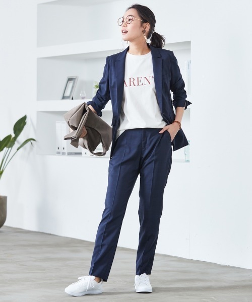 7days Life Styling lupri スーツ ネイビー XL 7days Life Styling セットアップ 「すご伸び！やみつきスーツ
