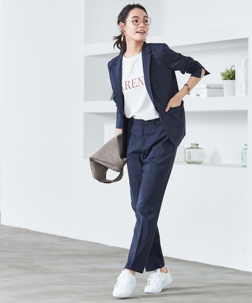 ネイビー パンツスーツ LAPERIA 7days Life Styling 「7days Styling」 「lipria」パンツスーツ
