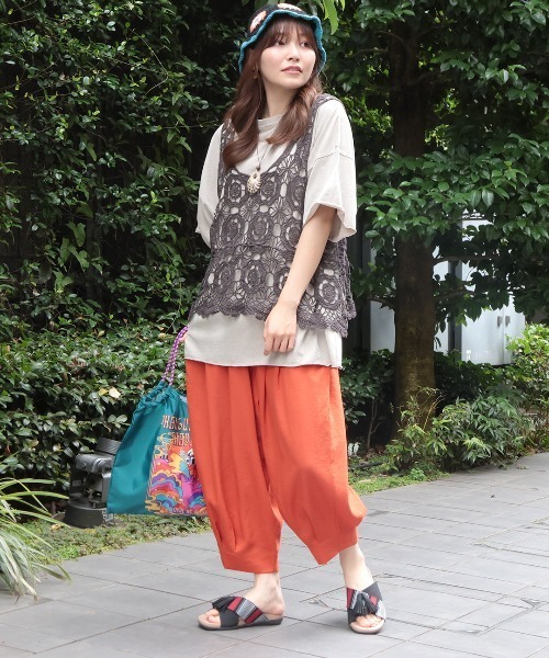 チチカカ パンツ エッグタックパンツ レディース メンズ