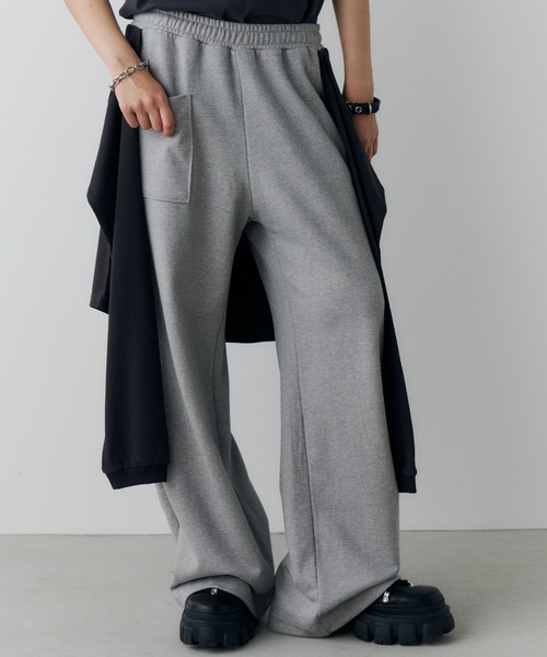 AIVER（アイバー） ワイドパンツ スウェットパンツ ジャージ ヘビー 