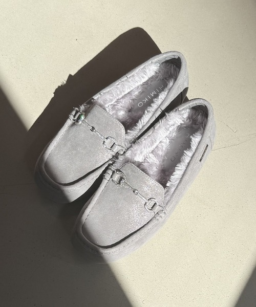 HIMIKO デッキシューズ モカシン 「HIMIKO」「撥水」ビジュービット