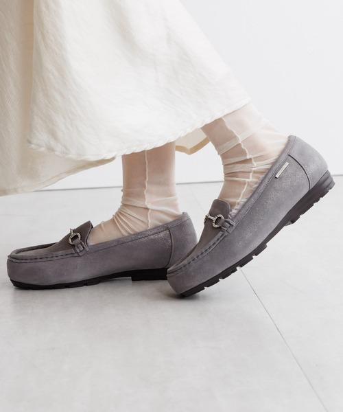 HIMIKO デッキシューズ モカシン 「HIMIKO」「撥水」ビジュービット