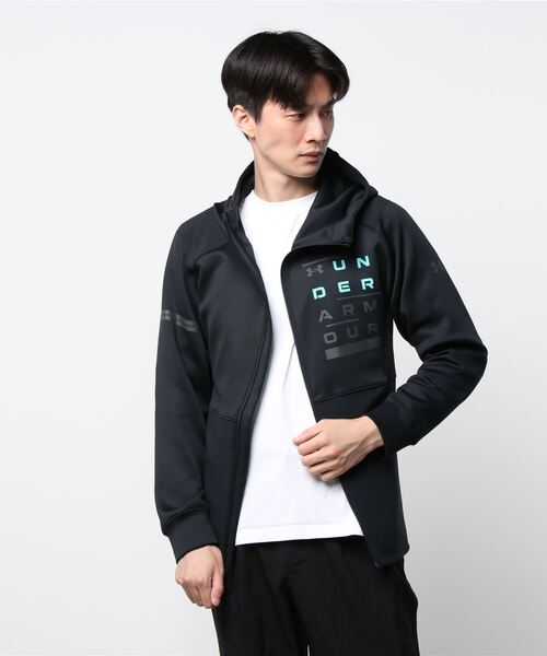 アンダーアーマー・ジップアップ・ブラック・Lサイズ UNDER ARMOUR 「UNDER ARMOUR」 ジップアップパーカー L