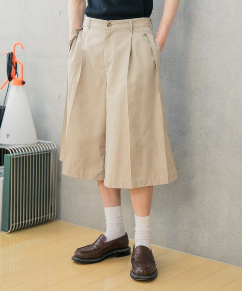 Nanmo. パンツ Tack Wide Shorts/タックワイドショーツ メンズ