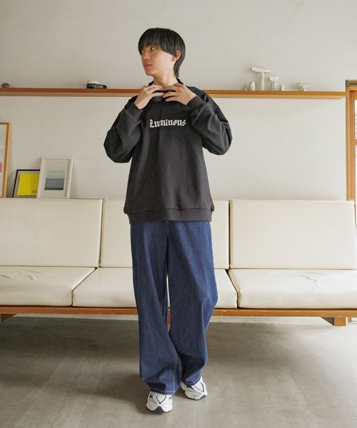 GLOBAL WORK（グローバルワーク） パンツ ワイドストレートデニム/AND