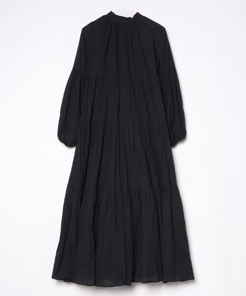 MARIHA 黒 ロングワンピース MARIHA(マリハ) セレナーデのドレス (長袖) Black シティー