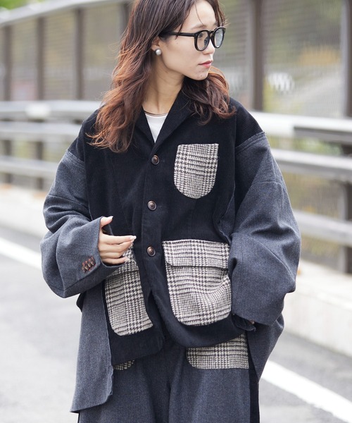 etsintä ブラック ジャケット アウター etsinta（エシンタ） ジャケット ONE SIZE ブラック レディース