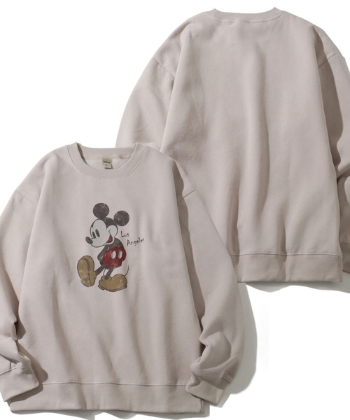 ディズニー　トレーナー Disney トレーナー スウェット ディズニー ミッキー/綿100％裏