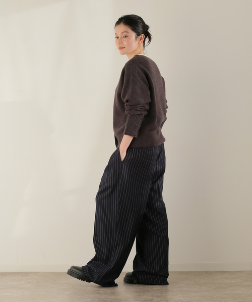 JOINT WORKS（ジョイントワークス） パンツ J WIDE TUCK STRIPE PT