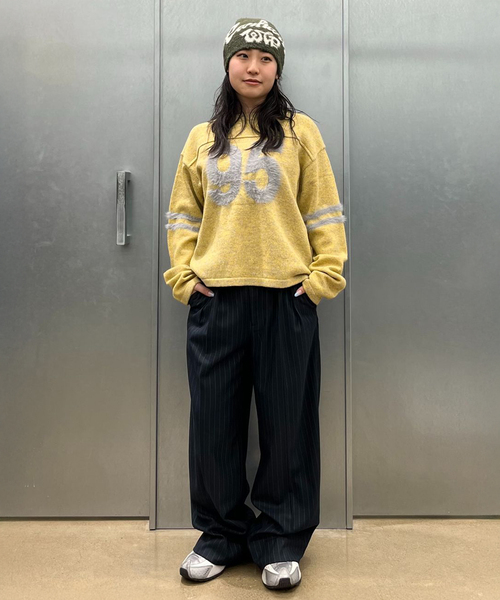 JOINT WORKS（ジョイントワークス） パンツ ワイドタック ストライプ