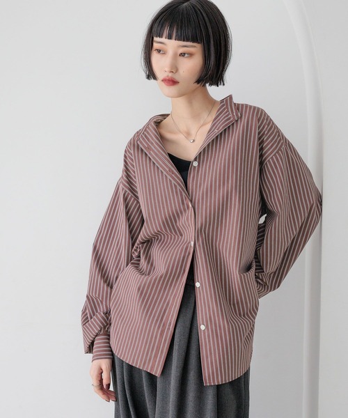 LOWRYS FARM（ローリーズファーム） ブラウス シャツ マルチストライプ