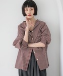 ブラウス シャツ マルチストライプシャツ 57...の詳細画像3