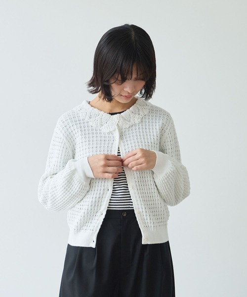 bulle de savon（ビュルデサボン） カーディガン 「early spring