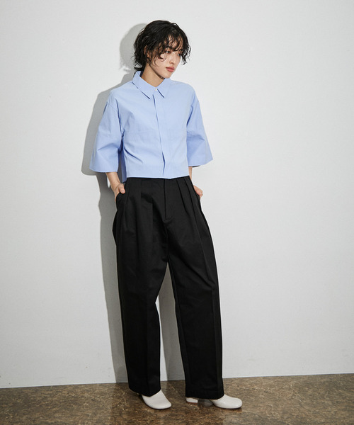 「ADAM ET ROPE'」 チノパンツ 36 ブラック系その他 レディース