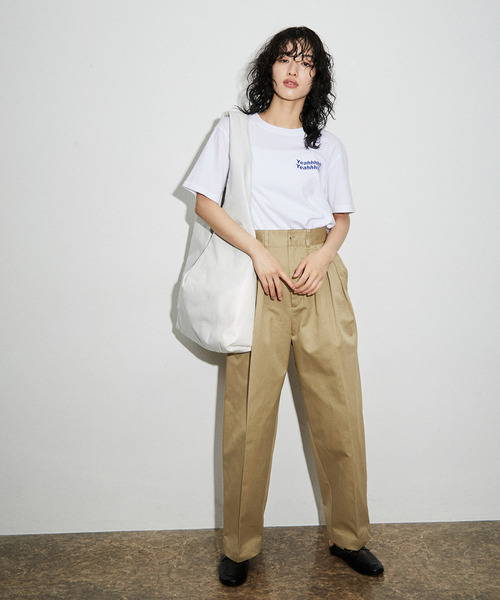 「ADAM ET ROPE'」 チノパンツ 36 ブラック系その他 レディース