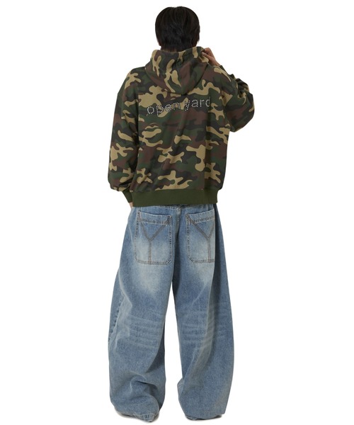 OY ジャンパー OY（オーワイ） パーカー 「OY/オーワイ」LAYERED STUD HOODIE ZIP UP