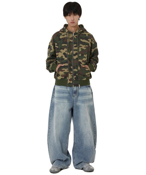 OY ジャンパー OY（オーワイ） パーカー 「OY/オーワイ」LAYERED STUD HOODIE ZIP UP