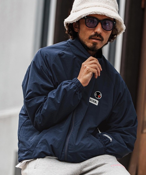 felkod ナイロンジャケット mj11049-Double Patch Cotton Like