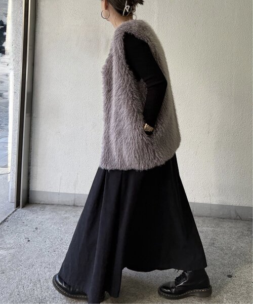 LBC（エルビーシー） ベスト ジレ ファーベスト レディース : ZOZOTOWN