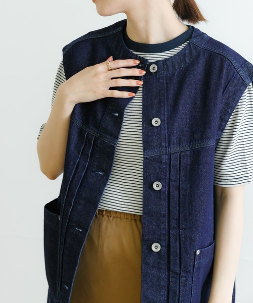 「MILLER」 半袖カットソー FREE ブラウン系その他 レディース_画像3