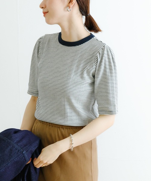 「MILLER」 半袖カットソー FREE ブラウン系その他 レディース_画像9