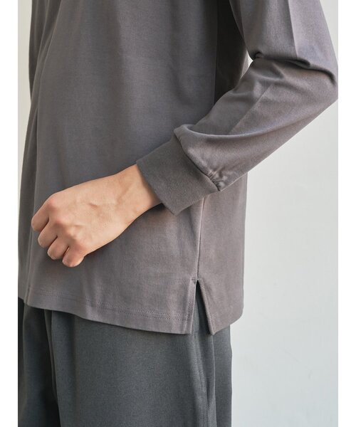 トランジション（TRANSITION）/【TRANSITION】フライスパネル切り替えラグランスリーブTEE ロンT tシャツ 「TRANSITION」フライスパネル切り替えラグランスリーブTEE