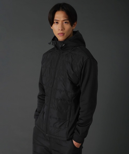 SPU（スプ） パーカー 「セットアップ対応」ダウンフェザー切り替え裏