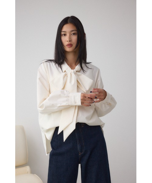 AZUL BY MOUSSY（アズールバイマウジー） ブラウス シャツ ボウタイ