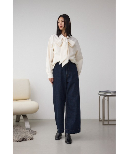 AZUL BY MOUSSY（アズールバイマウジー） ブラウス シャツ ボウタイ