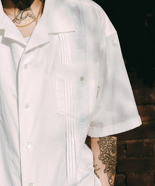 「Subciety」 半袖シャツ X-LARGE ブラック メンズの画像