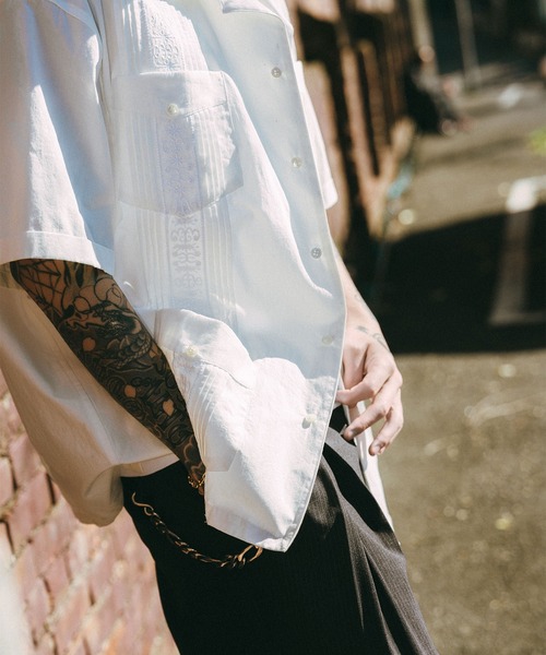 「Subciety」 半袖シャツ X-LARGE ブラック メンズの画像